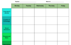 10 Best Free Printable Toddler Lesson Plans Printablee