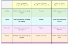 10 Best Free Printable Toddler Lesson Plans Printablee