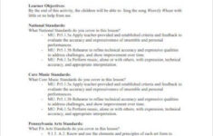 10 Best Music Lesson Plan Templates PDF Word Apple Pages Google