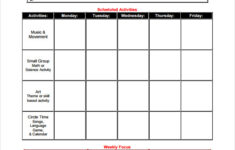 10 Sample Preschool Lesson Plans Sample Templates