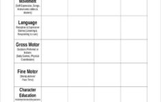 11 Printable Preschool Lesson Plan Templates Free PDF Word Format