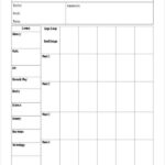 11 Printable Preschool Lesson Plan Templates Free PDF Word Format