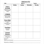 11 Printable Preschool Lesson Plan Templates Free PDF Word Format