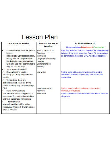 19 Special Education Lesson Plan Templates In PDF Word Free 