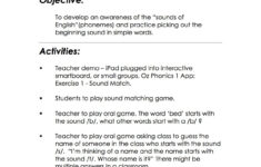 1st Grade Phonics Lesson Plans Learning How To Read