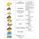 2 Year Old Lesson Plan For Week Of 04 25