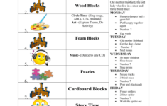 2 Year Old Lesson Plan For Week Of 04 25