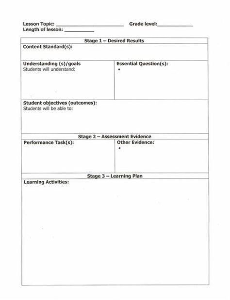 20 Project Based Lesson Plan Template In 2020 Lesson Plan Templates 