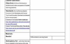 25 Madeline Hunter Lesson Plan Template In 2020 Madeline Hunter