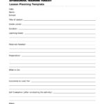 44 FREE Lesson Plan Templates Common Core Preschool Weekly