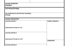 47 Lesson Plan Samples Free Premium Templates
