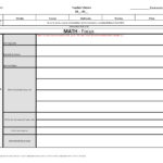4th Fourth Grade Common Core Weekly Lesson Plan Template W Drop Down