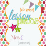 4th Lesson Plan Binder Cover Lesson Plan Binder Lesson Plan