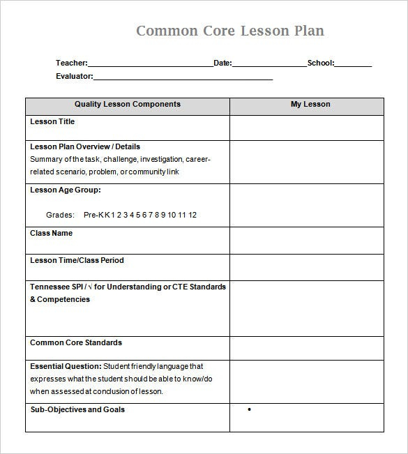 59 Lesson Plan Templates PDF DOC Excel Free Premium Templates