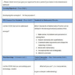 7 Math Lesson Plan Template Free PDF Word Format