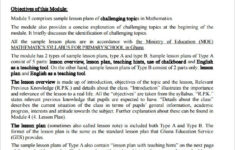 7 Math Lesson Plan Template Free PDF Word Format Free Premium