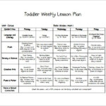 8 Toddler Lesson Plan Templates PDF Word Excel Free Premium