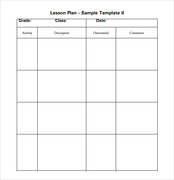 9 Music Lesson Plan Templates Download For Free Sample Templates