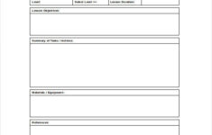 Blank Lesson Plan Template 16 Free PDF Excel Word Google Drive