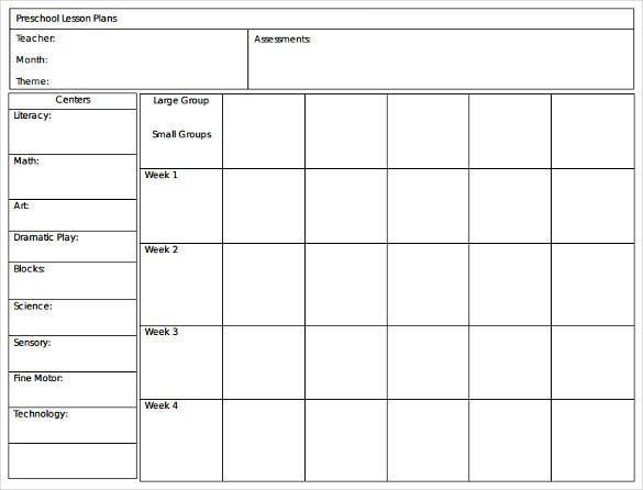 Blank Lesson Plan Template 16 Free PDF Excel Word Google Drive 