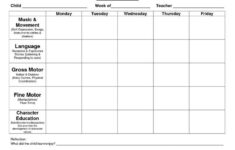 Child Care Lesson Plan Templates Google Search Lesson Plans For