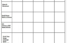 Creative Curriculum Blank Lesson Plan WCC Pre Toddler Curri Ota Tech