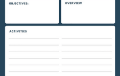 Daily Lesson Plan All Form Templates