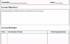 Daily Lesson Plan Template Fotolip