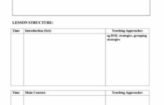 Daily Lesson Plan Template Pdf Free Daily Lesson Plan Template Business