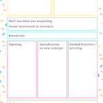 Daily Lesson Plan Template Printable Teaching Resources