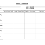 Daycare Weekly Lesson Plan Template Calendar Template Printable