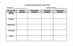 FREE 10 Sample Blank Lesson Plan Templates In PDF