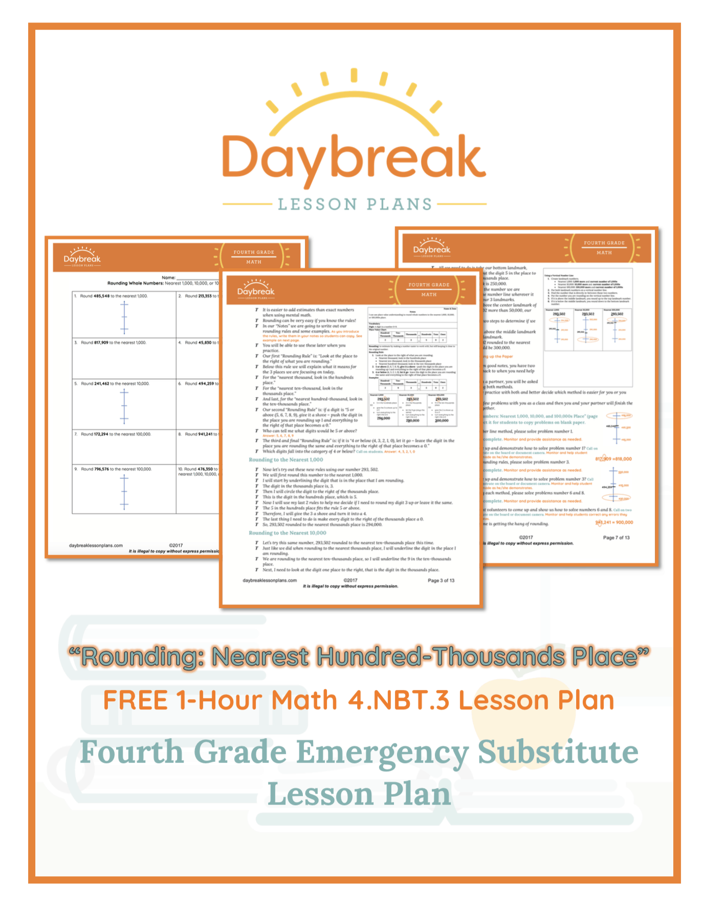 Free 4th Grade Lesson Plans Daybreak Lessons