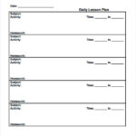 FREE 6 Sample Lesson Plan Templates In PDF MS Word