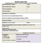 FREE 7 Sample Common Core Lesson Plan Templates In Google Docs MS