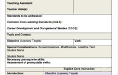 FREE 7 Sample Common Core Lesson Plan Templates In Google Docs MS