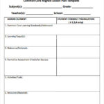 FREE 7 Sample Common Core Lesson Plan Templates In Google Docs MS