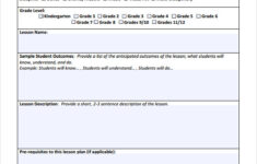 FREE 8 Sample Art Lesson Plan Templates In PDF MS Word