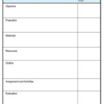 Free Lesson Plan Templates Word PDF Format Download Lesson Plan