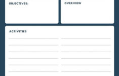 Free Lesson Plan Templates Word PDF Format Download Teacher