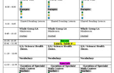 Full Day Kindergarten Lesson Plan Template With Differentiation TpT