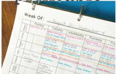 Homeschool Lesson Plan Printable I Can Teach My Child