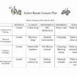 Infant Lesson Plan Template Lovely Infant Blank Lesson Plan Sheets In