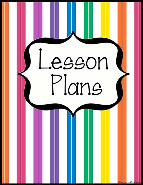 Johnson Creations Grade Book And Lesson Plans Book Covers