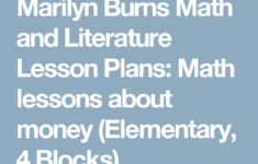 Marilyn Burns Math And Literature Lesson Plans Math Lessons About