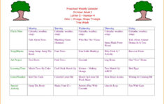 Montessori Lesson Plans Template Business