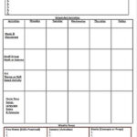 Montessori Lesson Plans Template Business