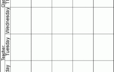 Monthly Toddler Lesson Plan Template Blank Lesson Plans For Toddlers