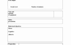 Pe Lesson Plan Template Blank Beautiful 12 Best Of Physical Ed