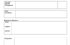 Pe Lesson Plan Template Education Lesson Plans Physical Education